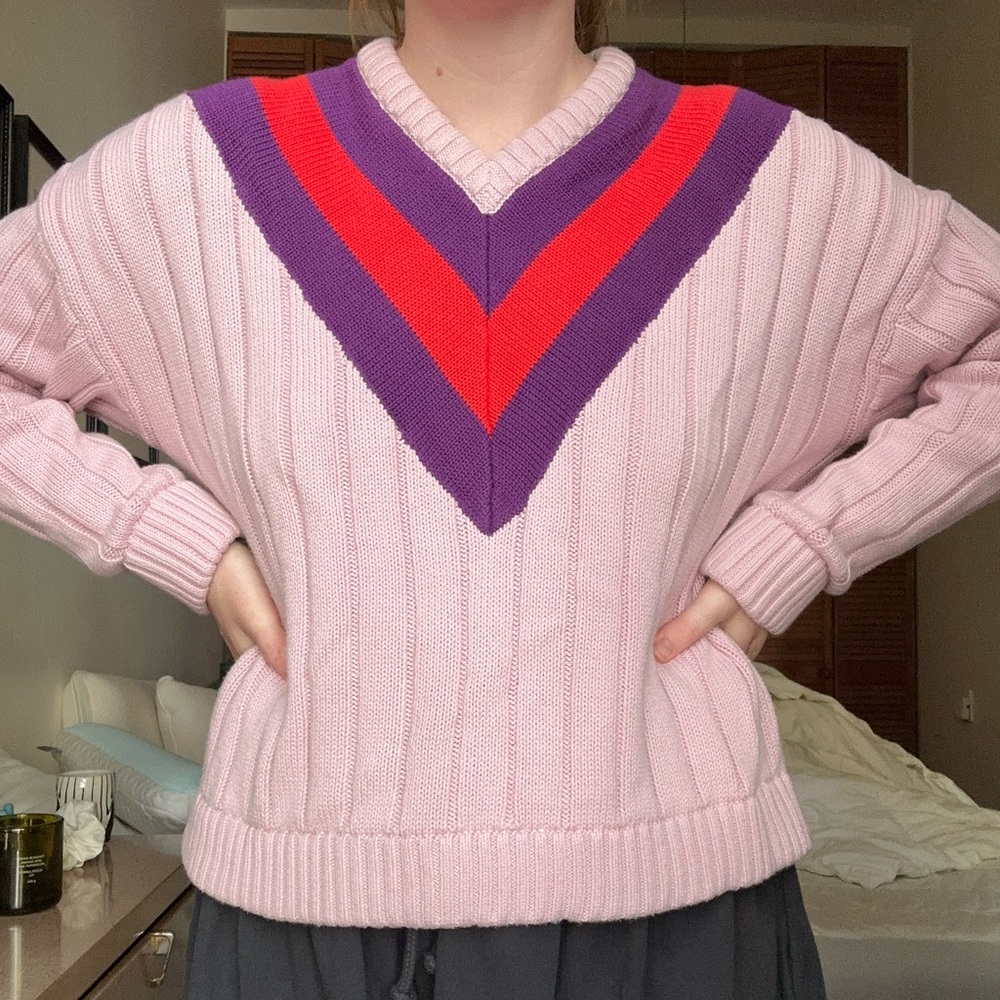 Kule Yale Sweater | Cotton Cashmere | Large